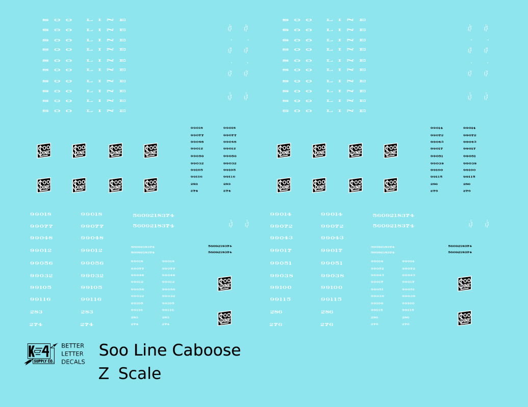 Soo Line Caboose White