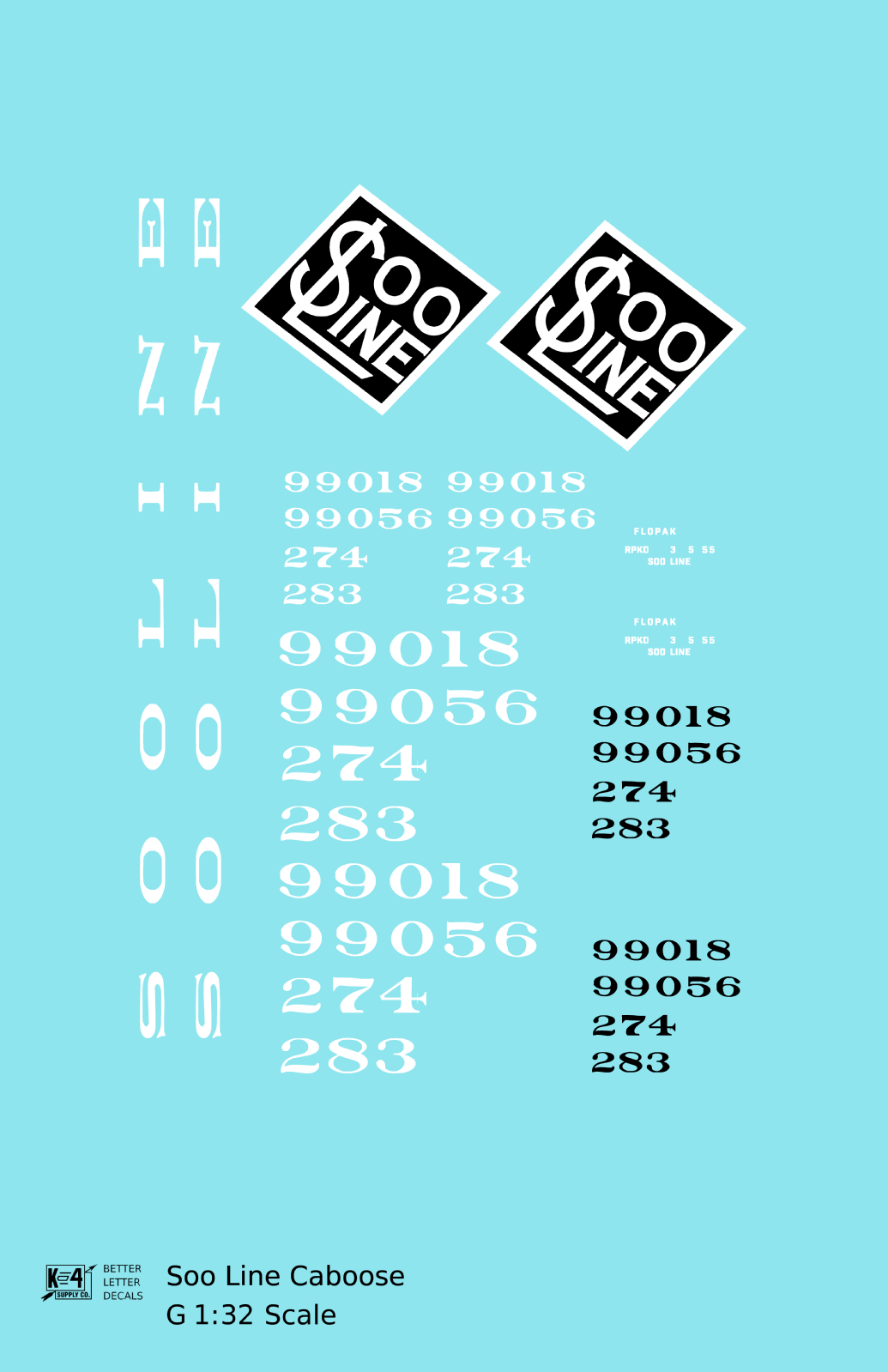 Soo Line Caboose White