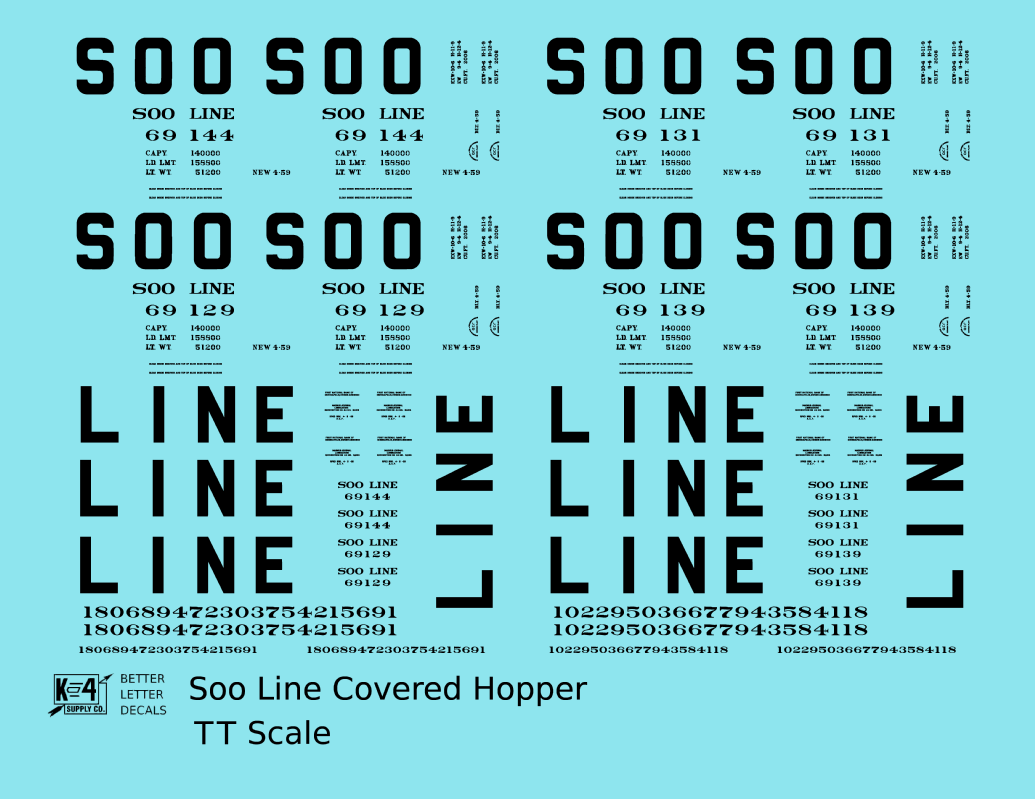 Soo Line Covered Hopper Black