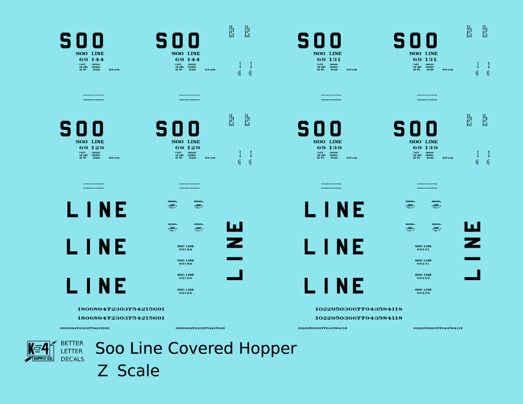 Soo Line Covered Hopper Black