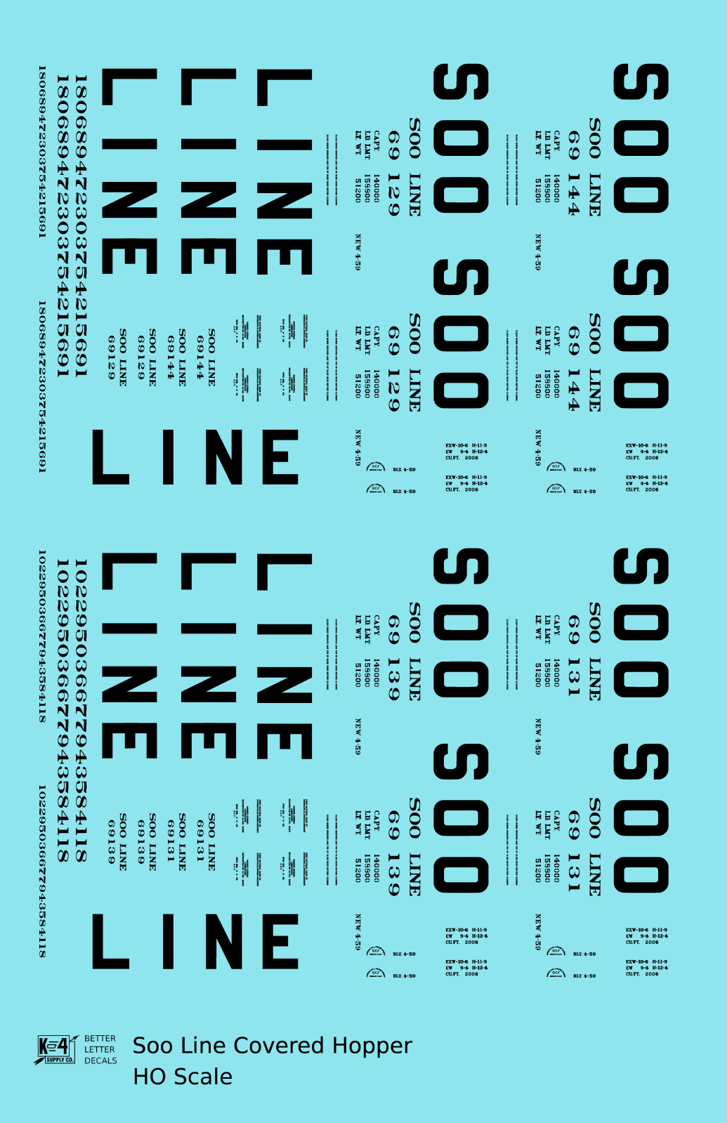 Soo Line Covered Hopper Black