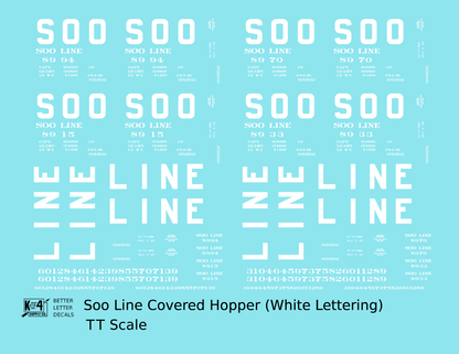 Soo Line Covered Hopper White