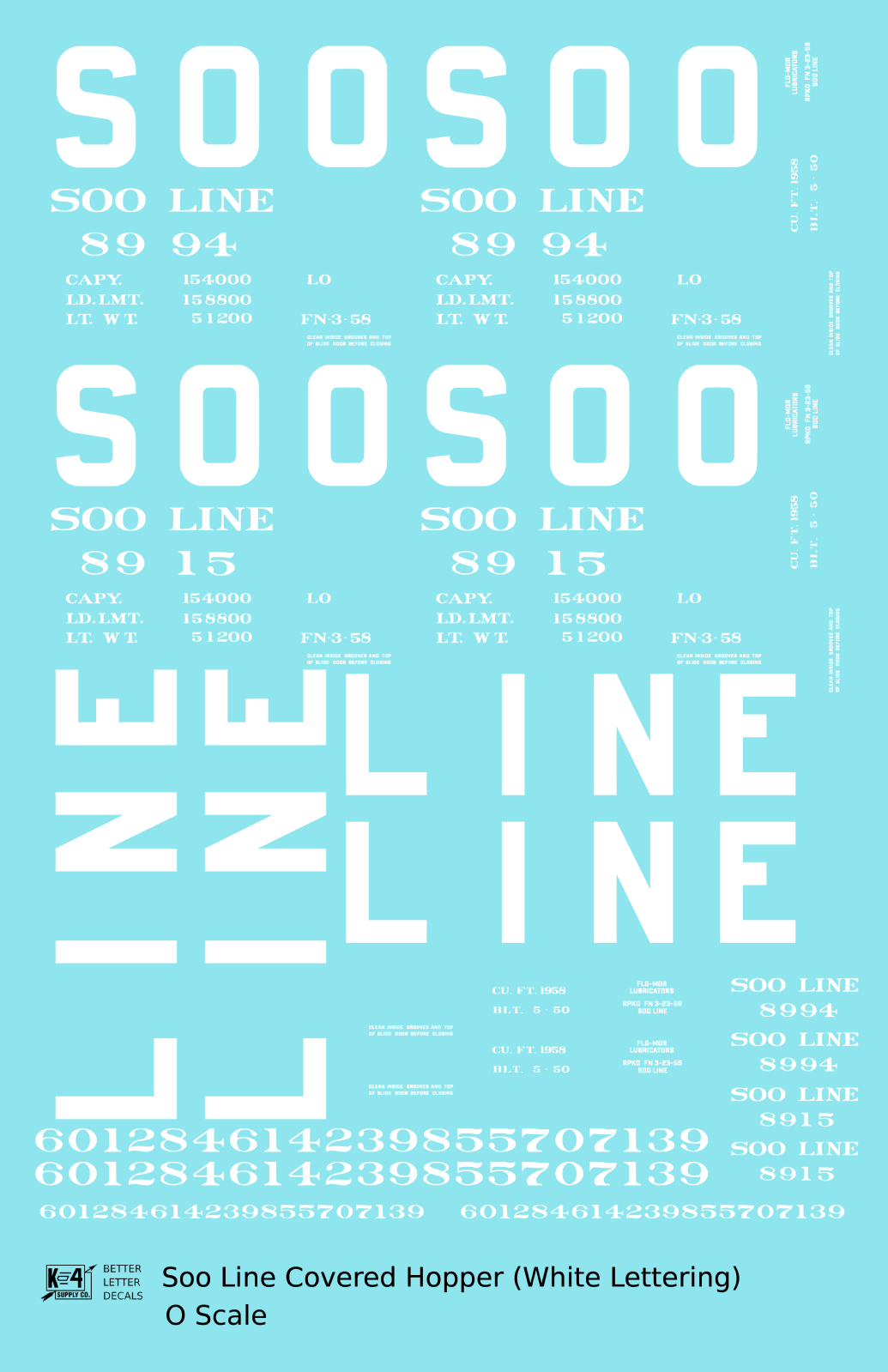 Soo Line Covered Hopper White