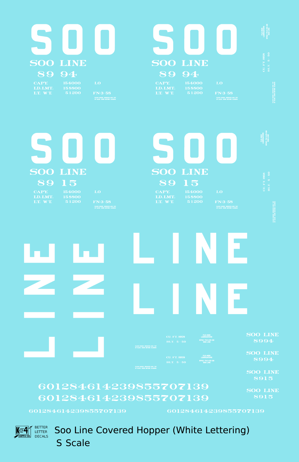 Soo Line Covered Hopper White