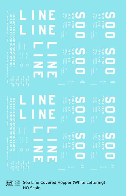Soo Line Covered Hopper White