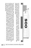 Soo Line Diesel Locomotive Red SOO