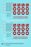 Soo Line Diesel Locomotive Red SOO