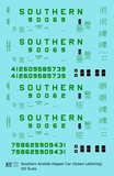 Southern Railway Airslide Hopper Car Green Block Lettering