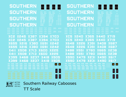 Southern Railway Caboose White