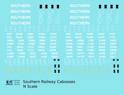 Southern Railway Caboose White