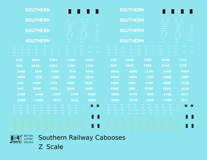 Southern Railway Caboose White