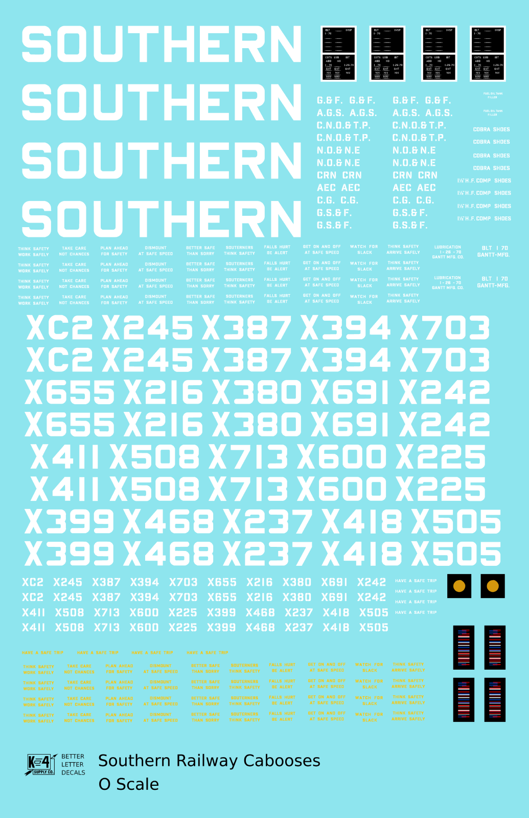 Southern Railway Caboose White