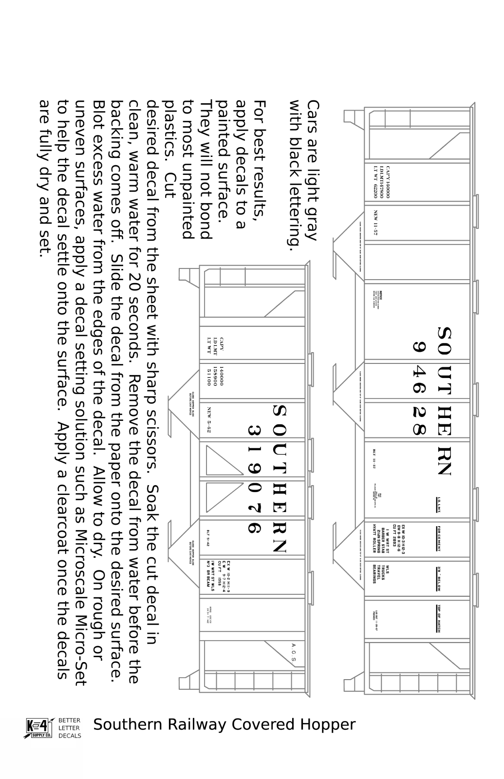 Southern Railway Covered Hopper Black