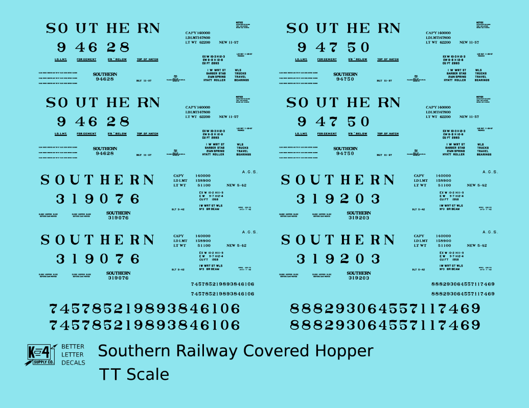 Southern Railway Covered Hopper Black