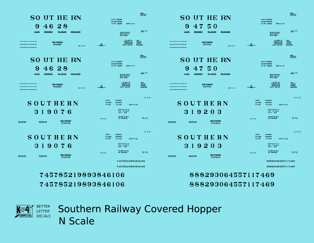 Southern Railway Covered Hopper Black
