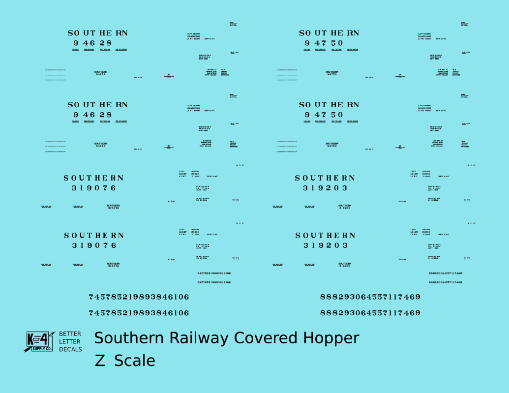 Southern Railway Covered Hopper Black