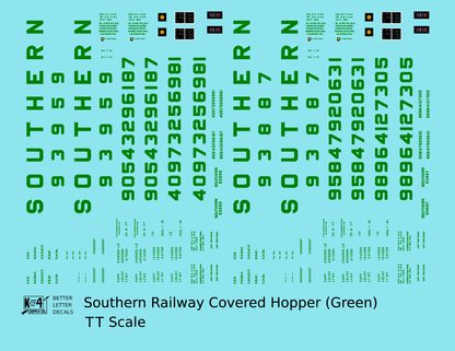 Southern Railway Covered Hopper Green