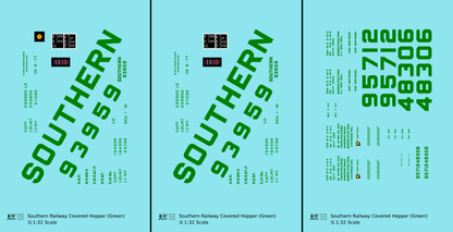 Southern Railway Covered Hopper Green