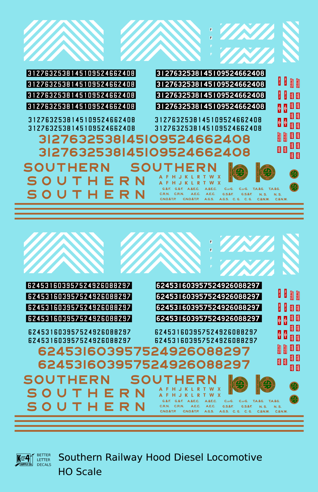 Southern Railway Hood Diesel Locomotive Gold Black Scheme