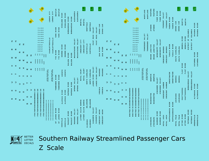 Southern Railway Streamlined Passenger Car Black