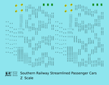 Southern Railway Streamlined Passenger Car Black