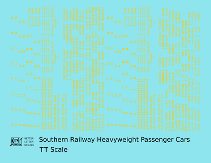 Southern Railway Heavyweight Passenger Car Dulux Gold