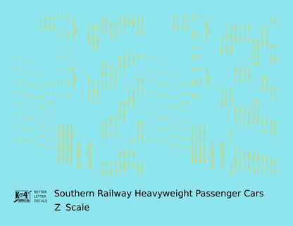 Southern Railway Heavyweight Passenger Car Dulux Gold