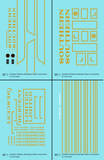 Southern Railway Passenger Steam Locomotive Dulux Gold  - Decal - Choose Scale