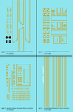 Southern Railway Passenger Steam Locomotive Dulux Gold  - Decal - Choose Scale