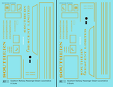 Southern Railway Passenger Steam Locomotive Dulux Gold  - Decal - Choose Scale