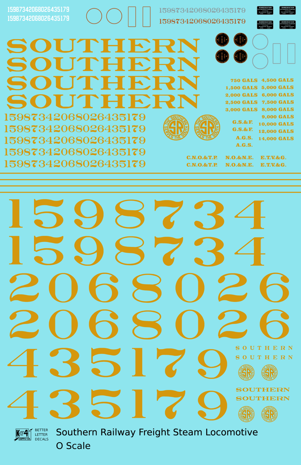 Southern Railway Steam Locomotive Dulux Gold