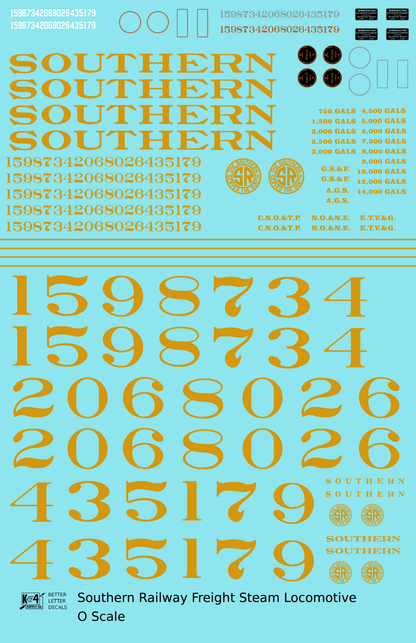Southern Railway Steam Locomotive Dulux Gold