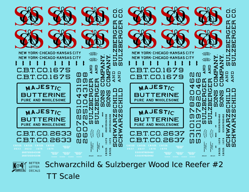 Schwarzchild and Sulzberger Early Wood Ice Reefer Black and Red #2