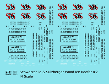 Schwarzchild and Sulzberger Early Wood Ice Reefer Black and Red #2