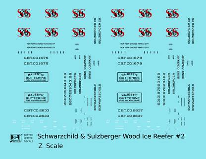 Schwarzchild and Sulzberger Early Wood Ice Reefer Black and Red #2