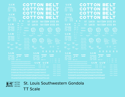Cotton Belt Gondola White