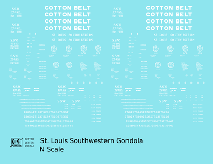 Cotton Belt Gondola White