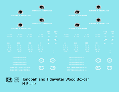 Tonopah and Tidewater Wood Boxcar White Nevada