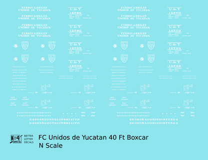 FC Unidos De Yucatan 40 Ft Boxcar White