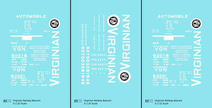 Virginian 40 / 50 Ft Boxcar White