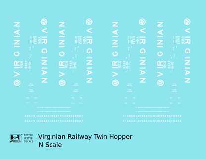 Virginian Ribbed Twin Hopper White