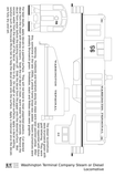Washington Terminal Co. Steam Or Diesel Locomotive Dulux Gold  - Decal