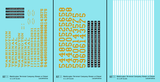Washington Terminal Co. Steam Or Diesel Locomotive Dulux Gold  - Decal - Choose Scale