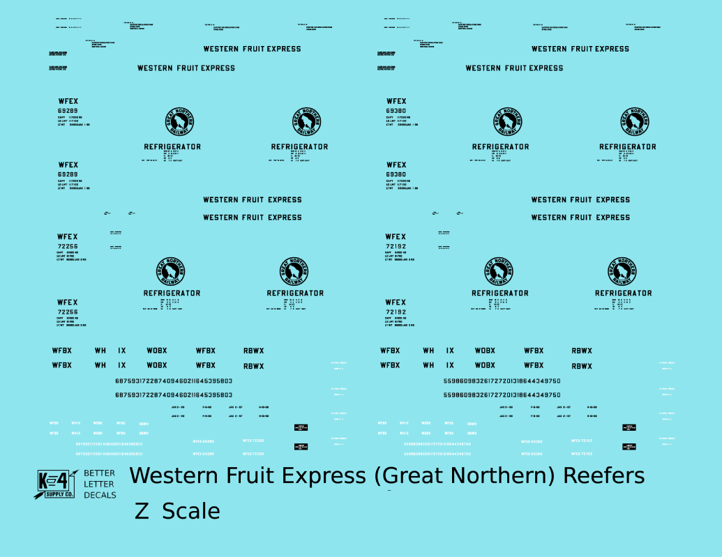 Great Northern Western Fruit Express Ice Reefer Black