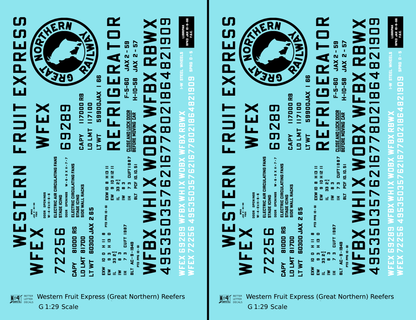 Great Northern Western Fruit Express Ice Reefer Black