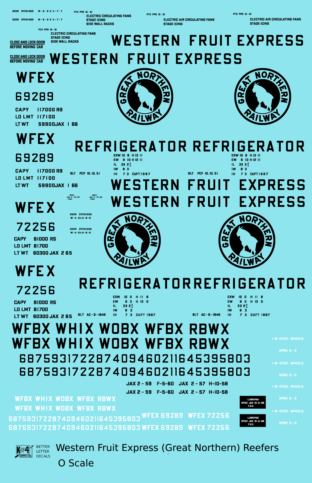 Great Northern Western Fruit Express Ice Reefer Black