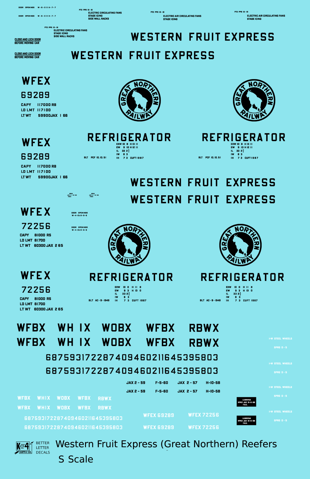 Great Northern Western Fruit Express Ice Reefer Black