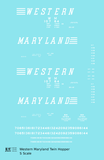Western Maryland Twin Hopper Car White Speed Letter