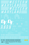 Western Maryland 50 Ft PS-1 Boxcar White