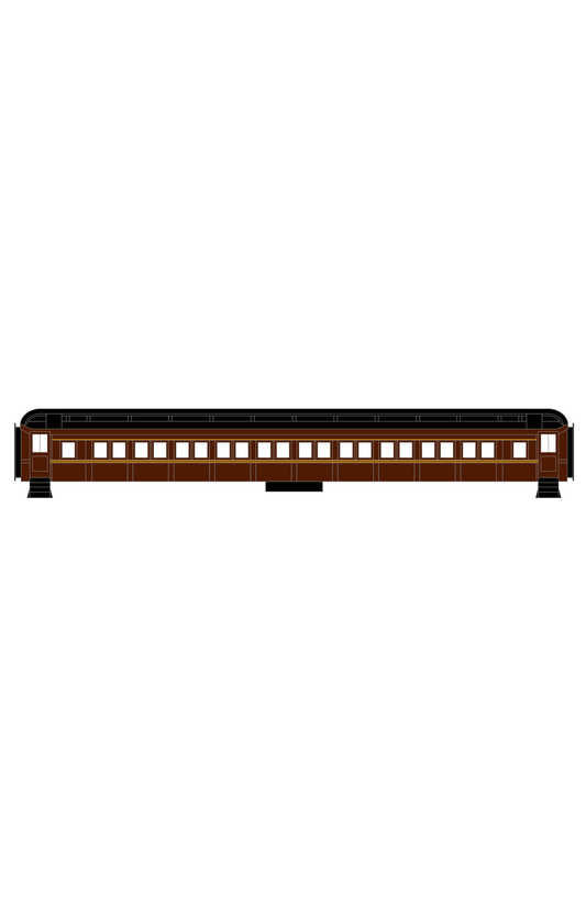 Pennsylvania Railroad Passenger Car Stripes  Bronze Gold